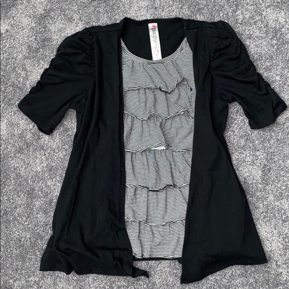 Cute Girls Ruffle Top